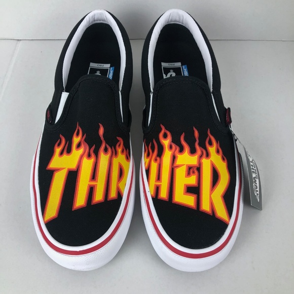 vans thrasher slip on